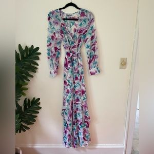 Lux floral gown